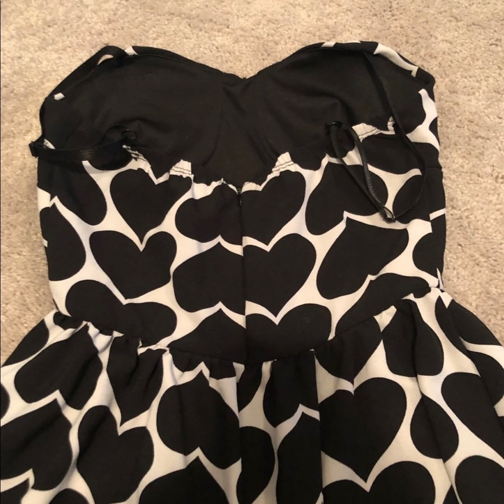 Cute heart ♥️ print dress - Picture 4 of 7